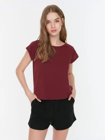 Футболки и поло Trendyol модель THMSS22TS2320/Bordo Фото
