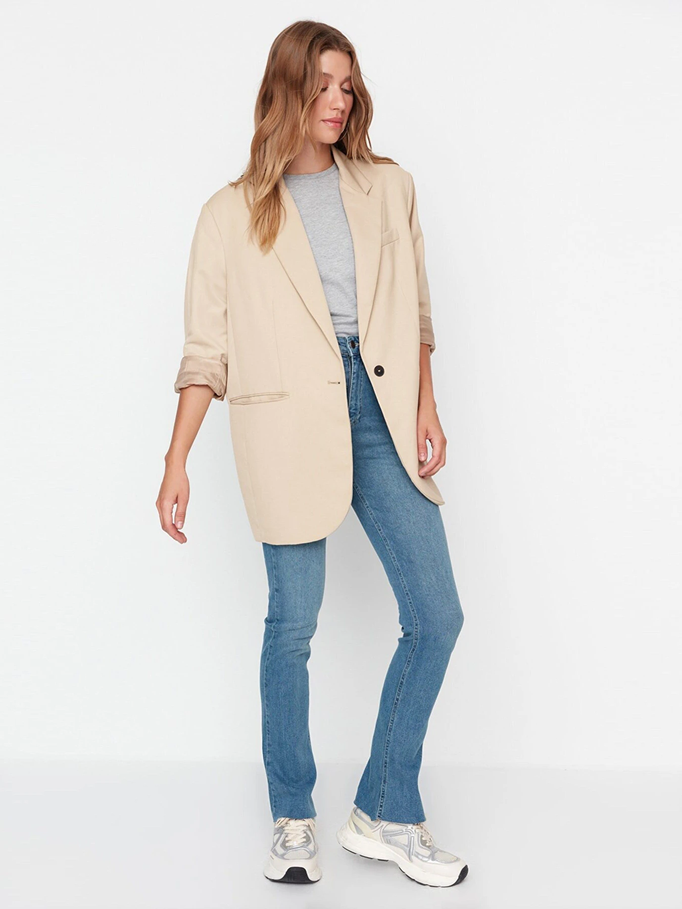 Джинсы Trendyol модель TWOAW23JE00106/Mavi Фото