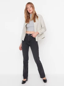 Джинсы Trendyol модель TWOAW23JE00353/Siyah Фото