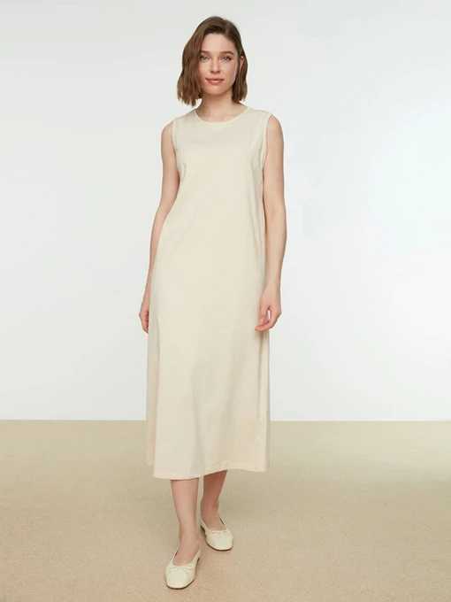 Платья Trendyol модель TCTSS21UK0034/Bej Фото
