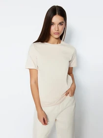 Футболки и поло Trendyol модель TWOSS23TS00000/Acik Bej Фото