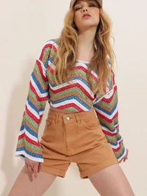 Шорти Trend Alacati Stili модель ALC-X5938/Camel Фото