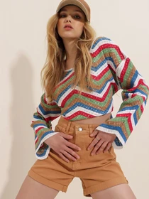 Шорты Trend Alacati Stili модель ALC-X5938/Camel Фото