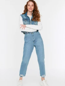 Джинси Trendyol модель TCTSS21JE0603/Indigo Фото
