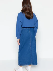 Спідниці Trendyol модель TCTSS23EE00002/Koyu Mavi Фото