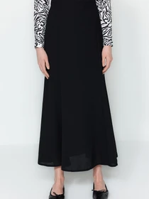 Юбки Trendyol модель TCTSS23EE00005/Siyah Фото