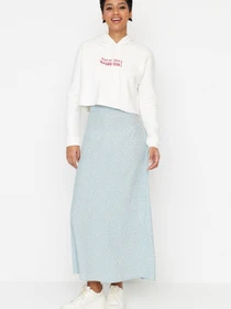 Юбки Trendyol модель TCTSS23EE00007/Acik Yesil Фото
