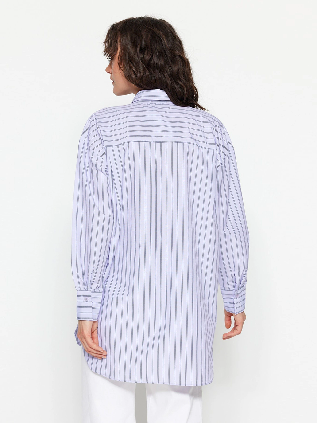 Рубашки Trendyol модель TCTSS23TG00004/Lila Рубашки Trendyol модель TCTSS23TG00004/Lila Фото