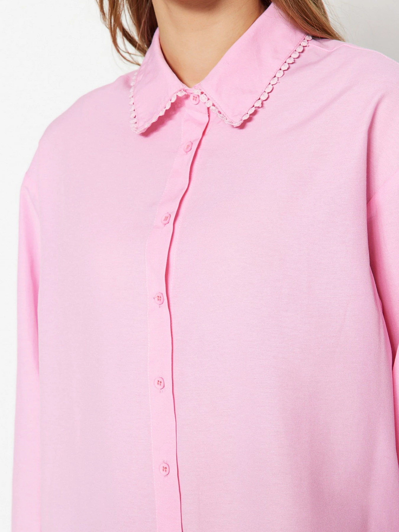 Сорочки Trendyol модель TCTSS23TG00044/Pembe Сорочки Trendyol модель TCTSS23TG00044/Pembe Фото