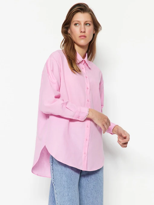 Сорочки Trendyol модель TCTSS23TG00044/Pembe Фото
