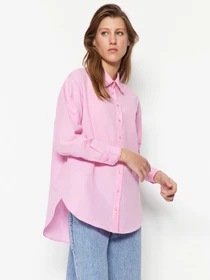 Сорочки Trendyol модель TCTSS23TG00044/Pembe Фото