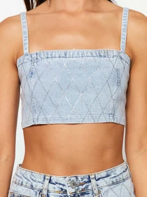 Футболки и поло Trendyol модель TPRSS23BS00116/Mavi Фото