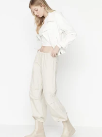 Штани Trendyol модель TWOAW23JE00738/Bej Фото