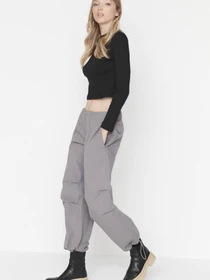 Штани Trendyol модель TWOAW23JE00738/Gri Фото