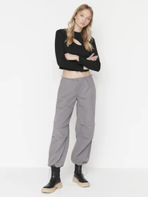 Брюки Trendyol модель TWOAW23JE00738/Gri Фото
