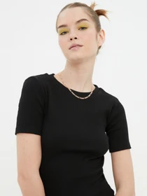 Платья Trendyol модель TWOSS19AD0053/Siyah Фото