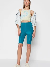 Шорты Trendyol модель TWOSS19YN0151/Petrol Фото