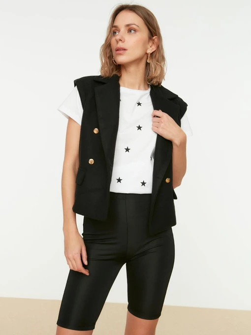 Шорты Trendyol модель TWOSS19YN0151/Siyah Фото