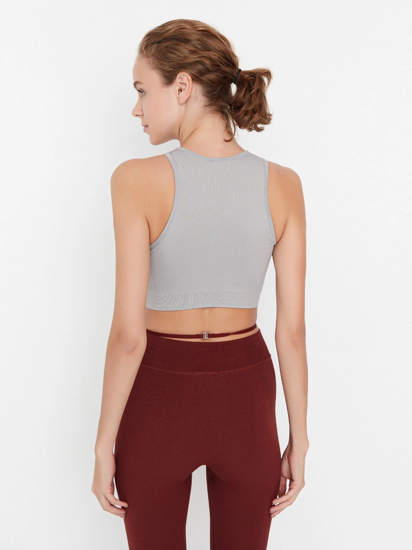 Футболки и поло Trendyol модель TWOSS21SS0024/Gri Melanj Футболки и поло Trendyol модель TWOSS21SS0024/Gri Melanj Фото