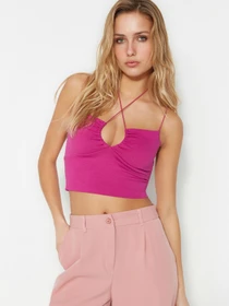 Футболки и поло Trendyol модель TWOSS23AL00046/Fusya Фото