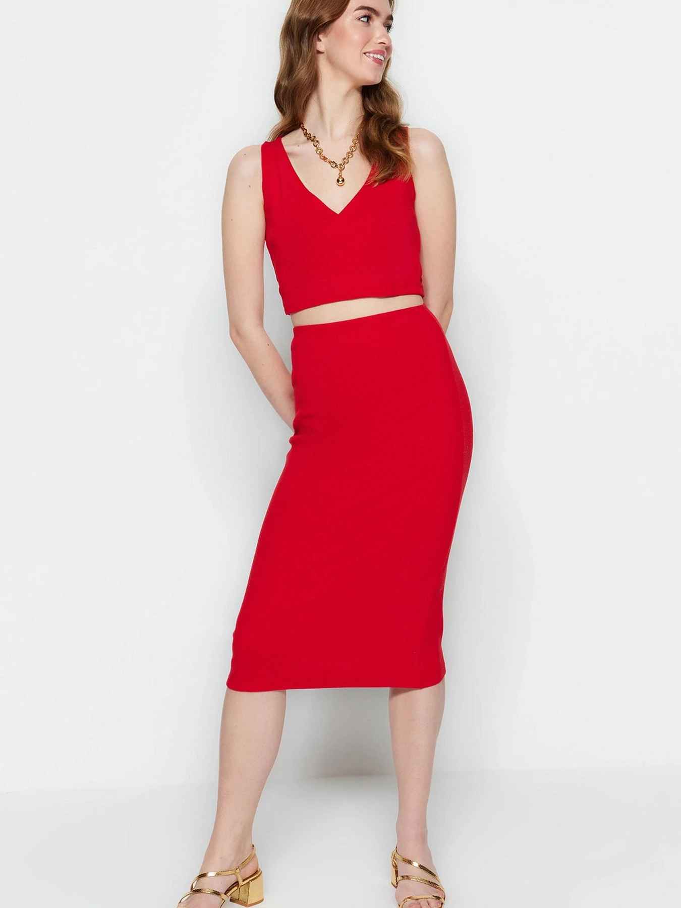Костюмы Trendyol модель TWOSS23AU00020/Kirmizi Фото