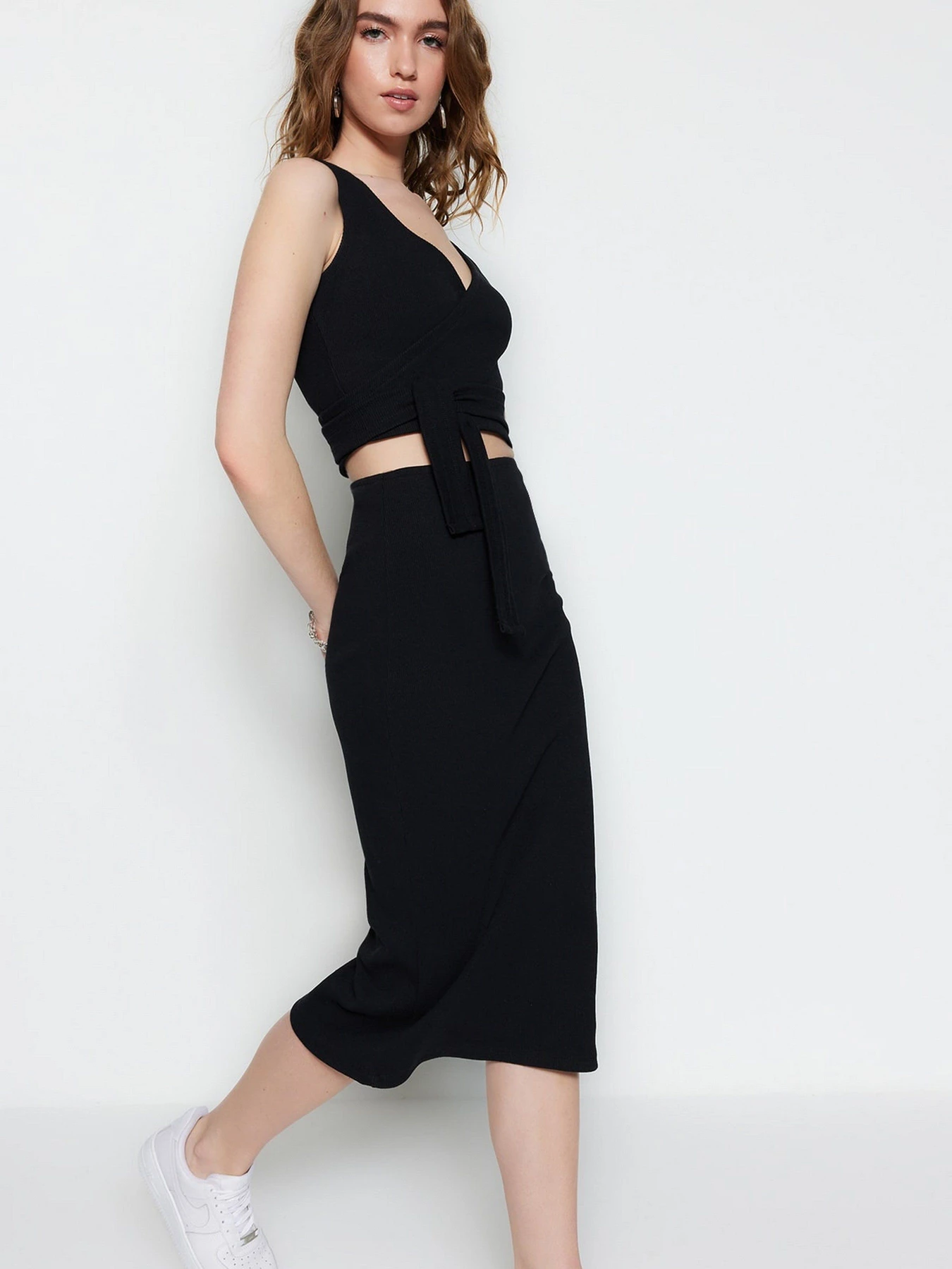 Костюмы Trendyol модель TWOSS23AU00020/Siyah Костюмы Trendyol модель TWOSS23AU00020/Siyah Фото