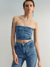 Футболки и поло Trendyol модель TWOSS23BS00018/Mavi Фото