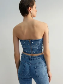 Футболки и поло Trendyol модель TWOSS23BS00018/Mavi Фото