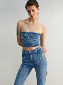 Футболки і поло Trendyol модель TWOSS23BS00018/Mavi Фото
