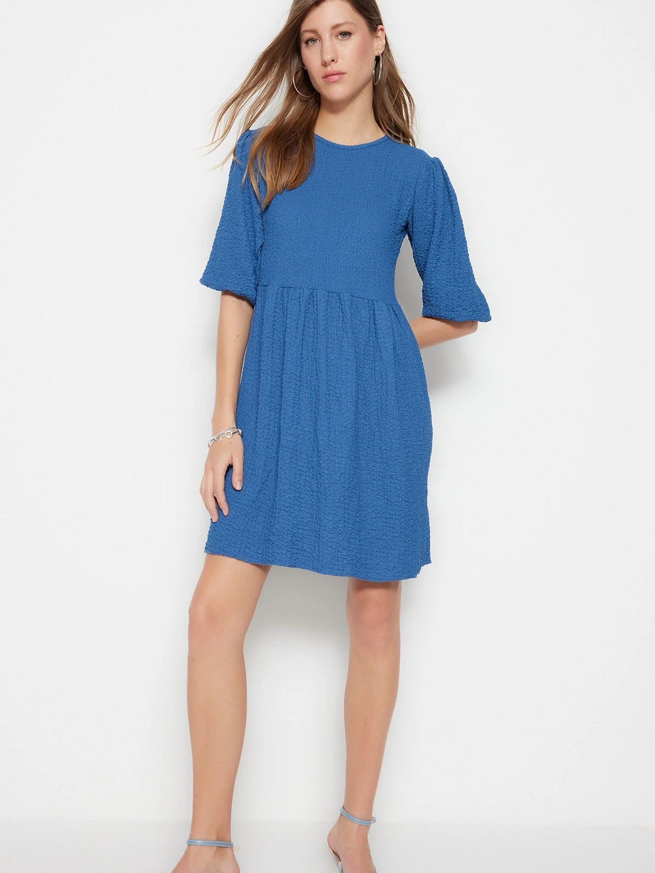 Платья Trendyol модель TWOSS23EL00710/Indigo Фото