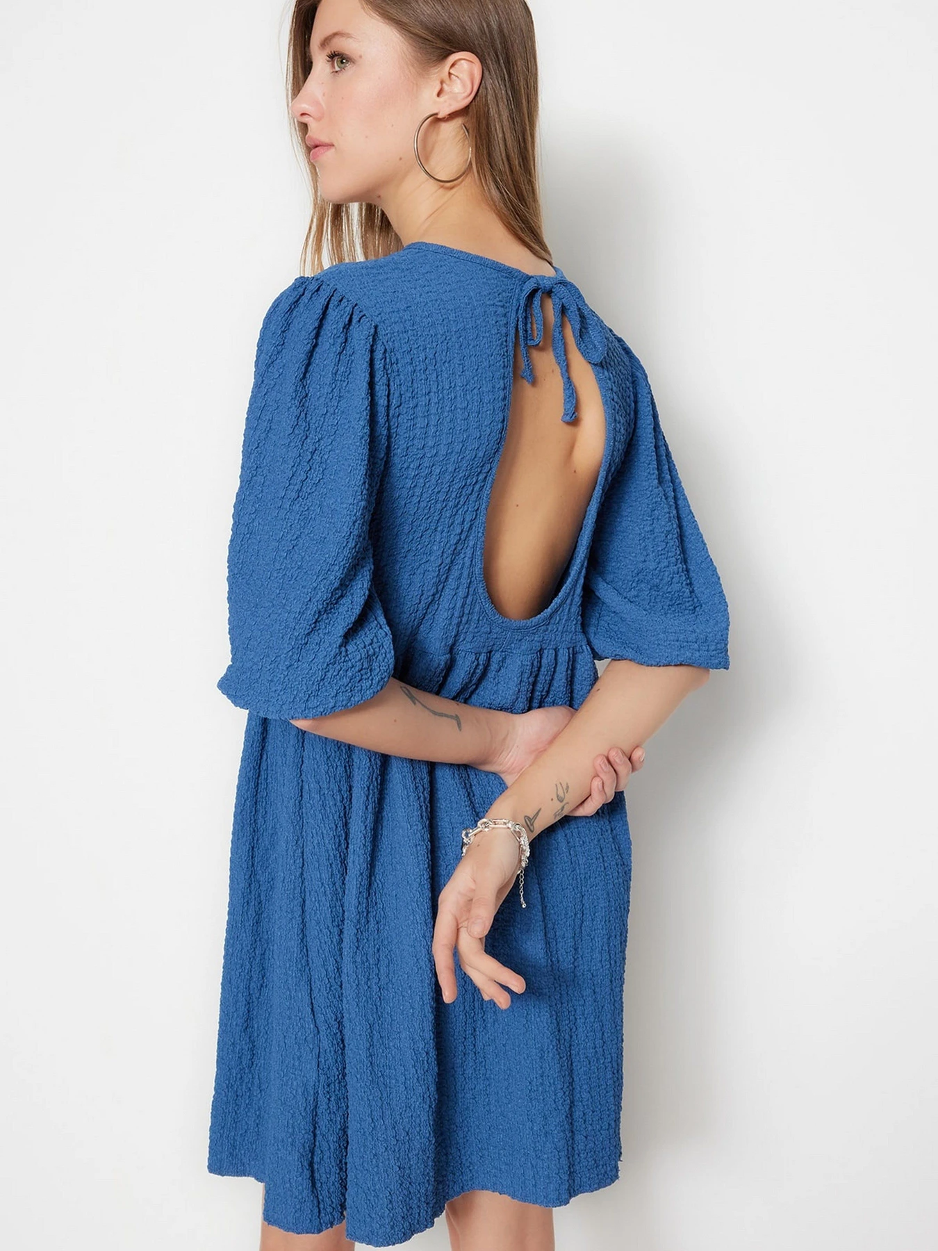 Платья Trendyol модель TWOSS23EL00710/Indigo Фото