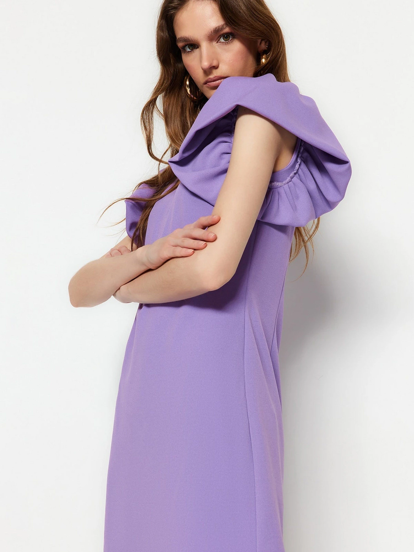 Платья Trendyol модель TWOSS23EL01096/Mor Платья Trendyol модель TWOSS23EL01096/Mor Фото