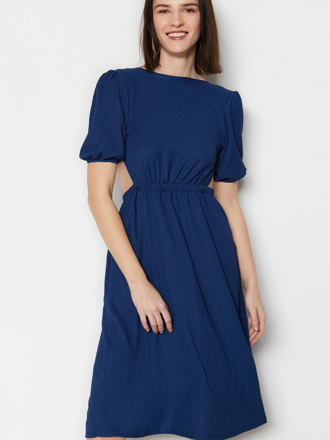 Платья Trendyol модель TWOSS23EL01595/Lacivert Платья Trendyol модель TWOSS23EL01595/Lacivert Фото