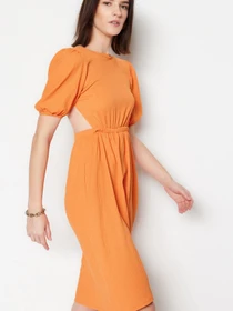 Сукні Trendyol модель TWOSS23EL01595/Turuncu Фото