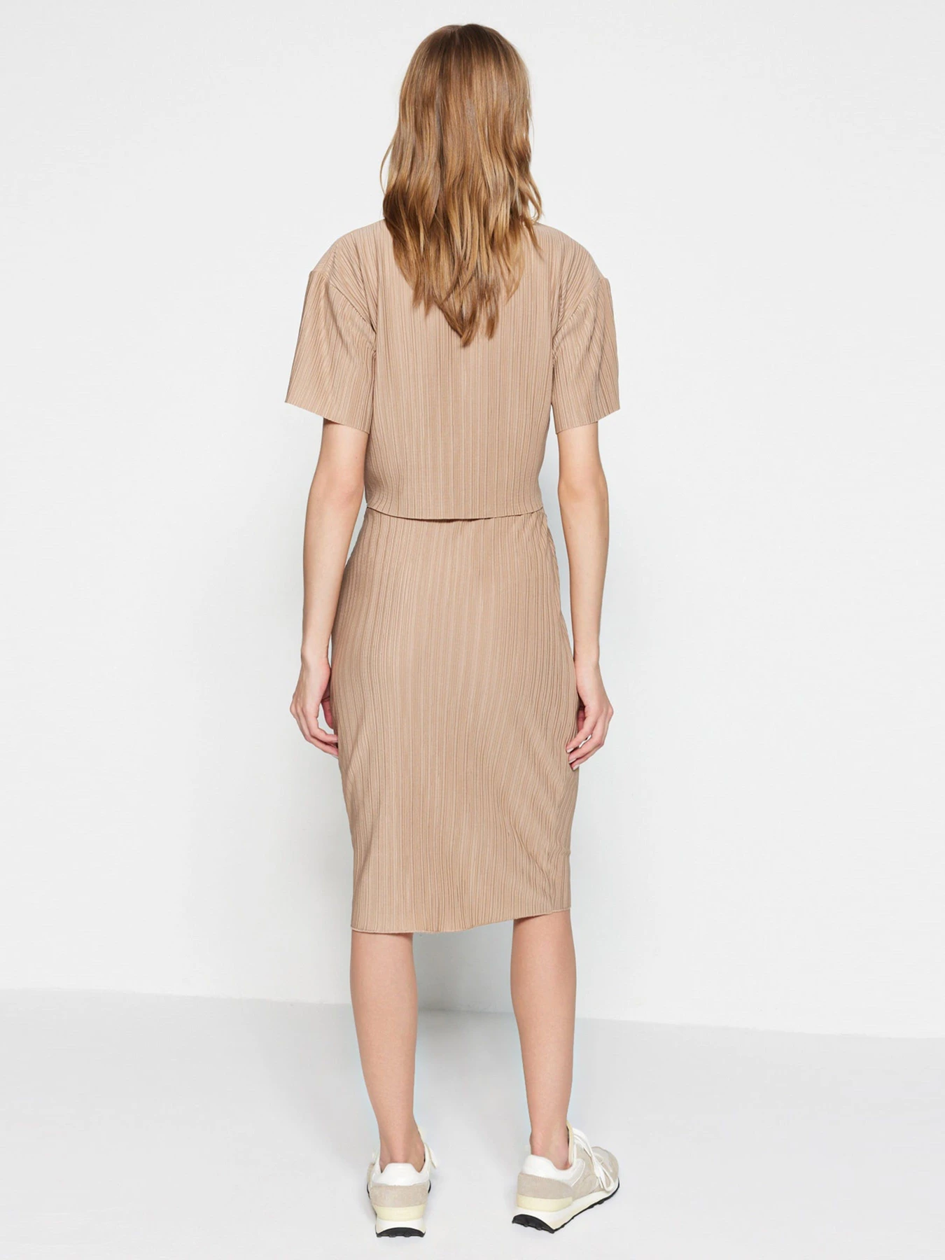 Юбки Trendyol модель TWOSS23ET00099/Vizon Юбки Trendyol модель TWOSS23ET00099/Vizon Фото
