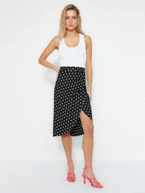 Юбки Trendyol модель TWOSS23ET00104/Siyah Фото