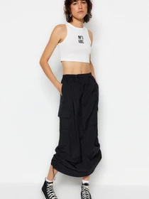 Юбки Trendyol модель TWOSS23ET00360/Siyah Фото