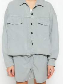 Куртки и дубленки Trendyol модель TWOSS23GO00428/Mint Фото