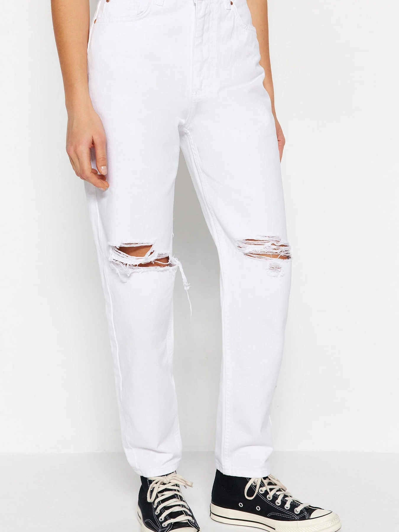 Джинси Trendyol модель TWOSS23JE00274/Beyaz Джинси Trendyol модель TWOSS23JE00274/Beyaz Фото