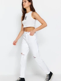 Джинси Trendyol модель TWOSS23JE00274/Beyaz Фото