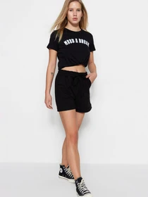 Шорты Trendyol модель TWOSS23SR00139/Siyah Фото