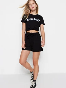 Шорты Trendyol модель TWOSS23SR00139/Siyah Фото