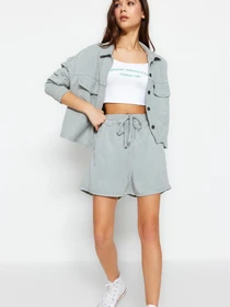 Шорты Trendyol модель TWOSS23SR00261/Mint Фото