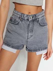 Шорты Trendyol модель TWOSS23SR00268/Gri Фото