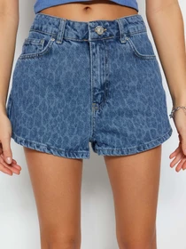 Шорты Trendyol модель TWOSS23SR00271/Mavi Фото