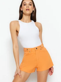 Шорты Trendyol модель TWOSS23SR00289/Turuncu Фото
