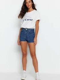Шорты Trendyol модель TWOSS23SR00312/Mavi Фото