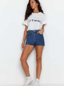 Шорты Trendyol модель TWOSS23SR00312/Mavi Фото