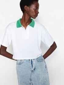 Футболки и поло Trendyol модель TWOSS23TS00024/Beyaz Фото