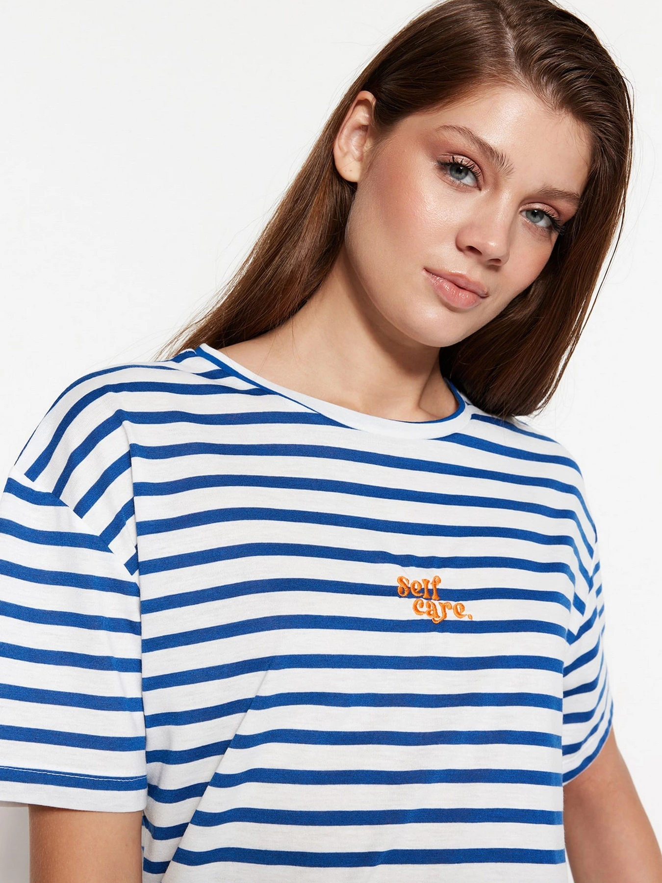 Футболки и поло Trendyol модель TWOSS23TS00135/Lacivert Фото